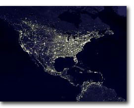 Earth's lights (© NASA)